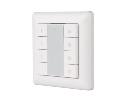 Основное фото Панель Arlight Knob SR-KN9550K8-UP White (KNX, Dim) 021370: Купить в Интернет магазин освещения GCSVET.RU