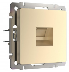Розетка Werkel Ethernet RJ-45 шампань W1181011 4690389157479