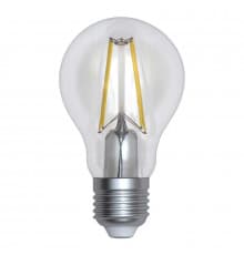Филаментная лампа светодиодная (UL-00004866) Uniel E27 12W 3000K прозрачная LED-A60-12W/3000K/E27/CL PLS02WH