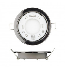 Светильник встраиваемый (UL-00005055) Uniel GX53/H2 Black Chrome 10 Prom
