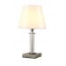 Дополнительное фото Лампа настольная Crystal Lux Nicolas NICOLAS LG1 NICKEL/WHITE: Купить в Интернет магазин освещения GCSVET.RU