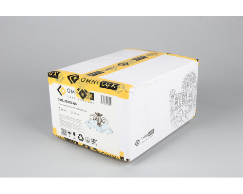 Дополнительное фото Люстра потолочная Omnilux Alimini OML-25307-05: Купить в Интернет магазин освещения GCSVET.RU