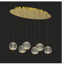 Люстра подвесная DeLight Collection Elliot Diamante MD20001012-6A gold