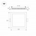 Дополнительное фото Светильник встраиваемый LED Arlight DL-225x225M-21W Day White 020136: Купить в Интернет магазин освещения GCSVET.RU