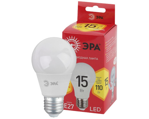Основное фото Светодиодная лампочка Эра LED A60-15W-827-E27 R Б0046355: Купить в Интернет магазин освещения GCSVET.RU