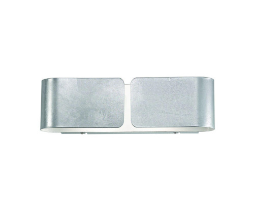 Основное фото Светильник настенный Ideal Lux Clip AP2 Small Argento 088273: Купить в Интернет магазин освещения GCSVET.RU