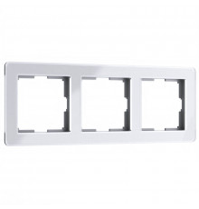 Рамка на 3 поста Werkel Acrylic белый 4690389184871 W0032701