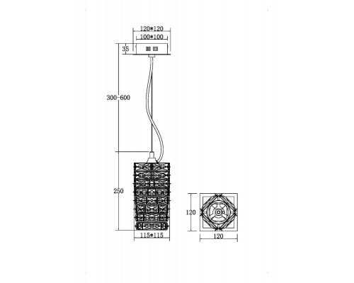 Дополнительное фото Светильник подвесной Maytoni Coil MOD124PL-L3CH3K: Купить в Интернет магазин освещения GCSVET.RU