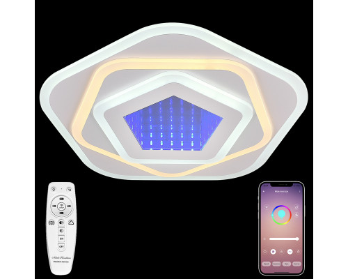 Основное фото Люстра потолочная Natali Kovaltseva Midnight RGB HIGH-TECH LED LAMPS 82034: Купить в Интернет магазин освещения GCSVET.RU