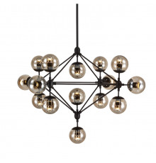 Люстра на штанге Delight Collection Modo 8916P/15 black/cognac