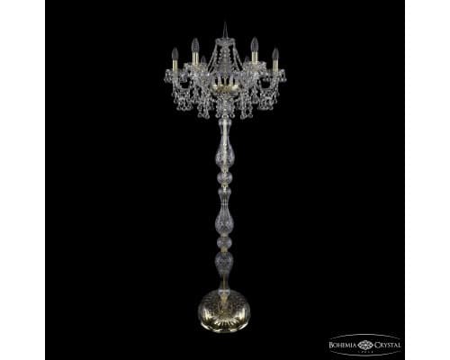 Основное фото Напольный светильник Bohemia Ivele Crystal 1409T1/6/195-160 G: Купить в Интернет магазин освещения GCSVET.RU