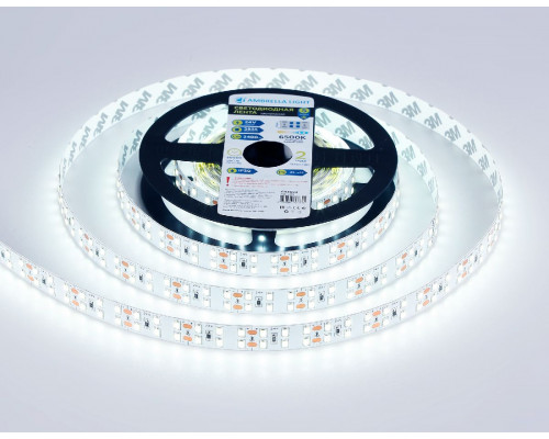 Дополнительное фото Лента светодиодная двухрядная Ambrella Light LED Strip 24В 2835 20Вт/м 6500K 5м IP20 GS3603: Купить в Интернет магазин освещения GCSVET.RU