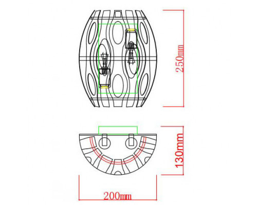 Дополнительное фото Светильник настенный Rivoli Meike 4080-402 Б0047925: Купить в Интернет магазин освещения GCSVET.RU