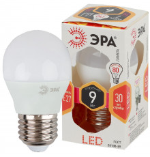 Светодиодная лампочка Эра LED P45-9W-827-E27 Б0029043