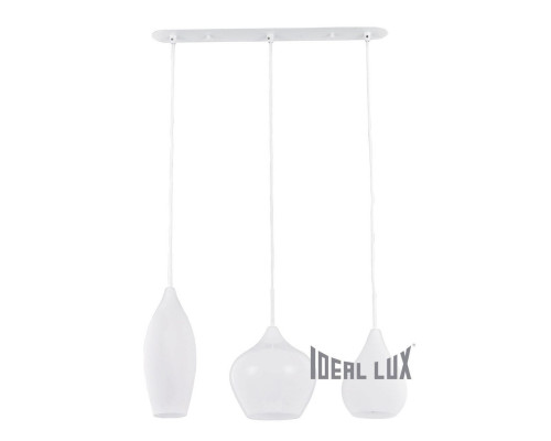 Основное фото Светильник подвесной Ideal Lux Soft SP3 Bianco 111858: Купить в Интернет магазин освещения GCSVET.RU