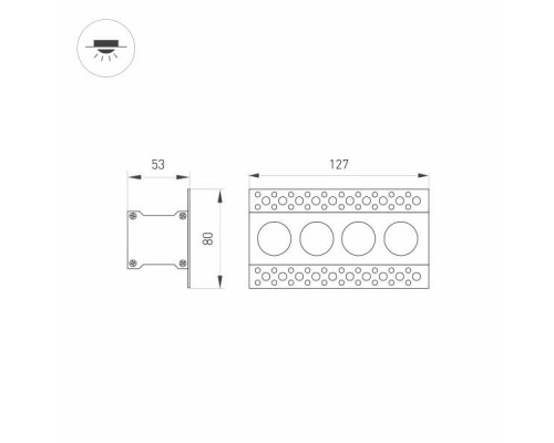 Дополнительное фото Светильник встраиваемый LED Arlight MS-Orient-Built-Trimless-TC-S38x127-10W Day4000 032224: Купить в Интернет магазин освещения GCSVET.RU