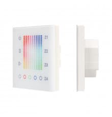 Панель Arlight Sens SR-2831AC-RF-IN White (220V,RGB,4зоны) 018202
