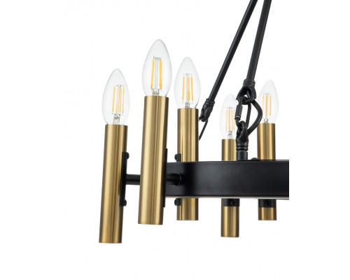 Дополнительное фото Люстра подвесная Indigo Cero 13009/9P Black V000207: Купить в Интернет магазин освещения GCSVET.RU