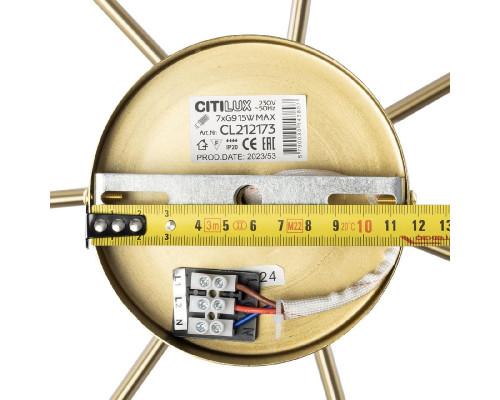 Дополнительное фото Люстра потолочная Citilux Tonga CL212173: Купить в Интернет магазин освещения GCSVET.RU