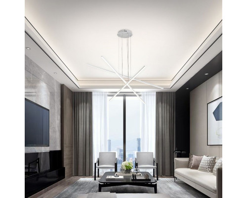 Дополнительное фото Люстра подвесная Natali Kovaltseva Line LED LAMPS 81106/3C: Купить в Интернет магазин освещения GCSVET.RU