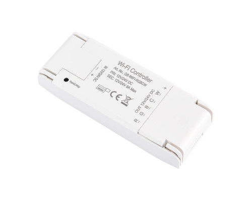 Основное фото WIFI контроллер RGBCW для светодиодных лент ST Luce Functional 12/24V 8A ST9000.500.01RGBCW: Купить в Интернет магазин освещения GCSVET.RU