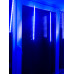 Дополнительное фото Уличная светодиодная гирлянда (UL-00000167) Uniel занавес 220V синий ULD-E1505-336/DTK BLUE IP44 TWISTED METEOR: Купить в Интернет магазин освещения GCSVET.RU