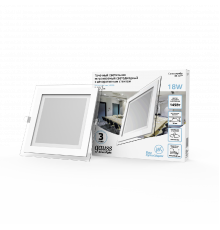 Светильник встраиваемый Gauss Glass 948111218