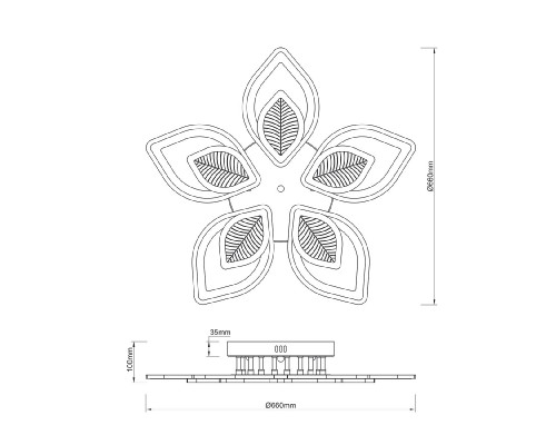 Дополнительное фото Люстра потолочная Escada Anise 10288/10LED: Купить в Интернет магазин освещения GCSVET.RU