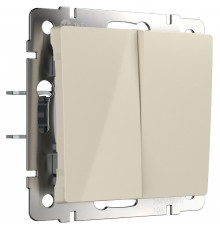 Выключатель двухклавишный с самовозвратом Werkel 4690389192326 W1122403 a062573