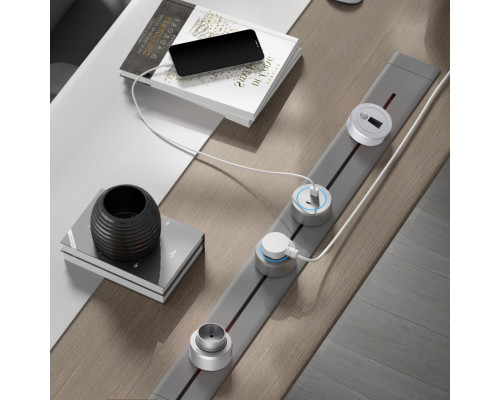 Дополнительное фото Накладной шинопровод Arte Milano Am-track-sockets-39 392301TO/100 Grey: Купить в Интернет магазин освещения GCSVET.RU
