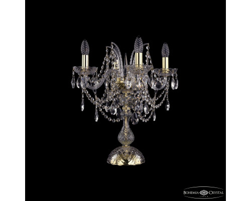 Основное фото Лампа настольная Bohemia Ivele Crystal 1411L/4/141-47 G: Купить в Интернет магазин освещения GCSVET.RU