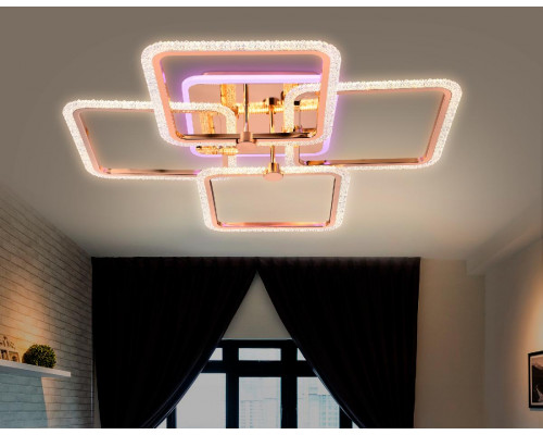 Дополнительное фото Люстра потолочная с пультом Ambrella Light Acrylica Original FA538: Купить в Интернет магазин освещения GCSVET.RU