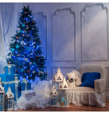 Светодиодная нить Eurosvet 400-002 голубой 10м IP20