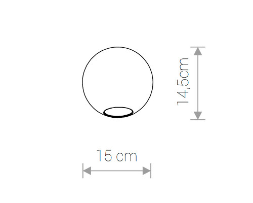 Дополнительное фото Плафон для светильника Nowodvorski Cameleon Sphere S 8531: Купить в Интернет магазин освещения GCSVET.RU