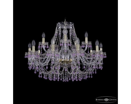 Основное фото Люстра подвесная Bohemia Ivele Crystal 1410/10+5/300 G V7010: Купить в Интернет магазин освещения GCSVET.RU