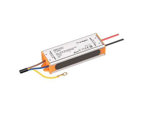 Основное фото Сетевой адаптер Arlight ARPJ-SN-45500 (24W, 21-45V, 500mA, IP65) 045404: Купить в Интернет магазин освещения GCSVET.RU
