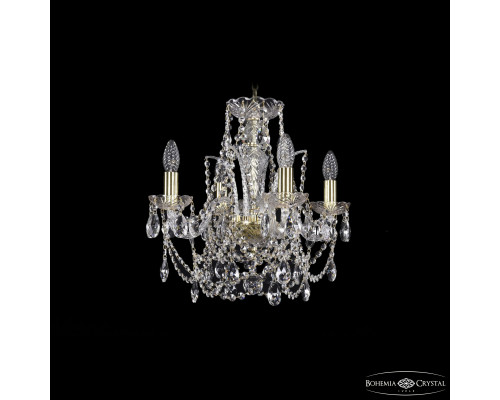 Основное фото Люстра подвесная Bohemia Ivele Crystal 1411/4/141 G: Купить в Интернет магазин освещения GCSVET.RU