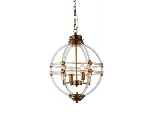 Основное фото Люстра подвесная Delight Collection Impero KM0766P-4 brass: Купить в Интернет магазин освещения GCSVET.RU
