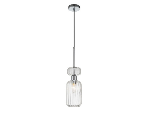 Основное фото Светильник подвесной Escada Gloss 1141/1S Chrome/Clear: Купить в Интернет магазин освещения GCSVET.RU