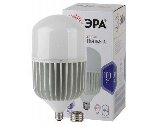 Основное фото Светодиодная лампочка Эра LED POWER 100W-6500-E27/E40 Б0032090: Купить в Интернет магазин освещения GCSVET.RU