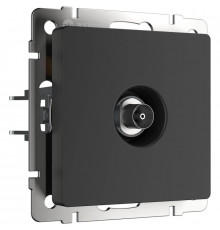 ТВ-розетка Werkel оконечная черный матовый W1183008 4690389157028