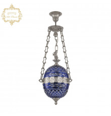 Светильник подвесной Art Classic 34.1000P.20.Ni.Clear-Blue.H-1J.FA3S