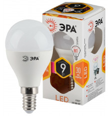 Светодиодная лампочка Эра LED P45-9W-827-E14 Б0029041