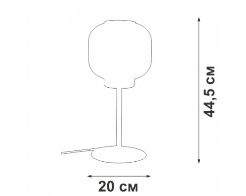 Дополнительное фото Лампа настольная Vitaluce V2885-8/1L: Купить в Интернет магазин освещения GCSVET.RU