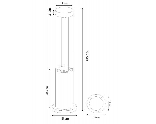 Дополнительное фото Светильник ландшафтный Arte Lamp Thuban A1060PA-1BK: Купить в Интернет магазин освещения GCSVET.RU