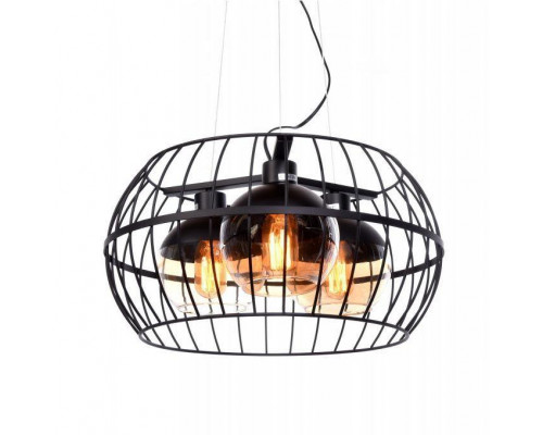 Дополнительное фото Люстра подвесная Lumina Deco Optis LDP 11765-3 BK: Купить в Интернет магазин освещения GCSVET.RU