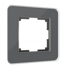 Рамка из стекла на 1 пост Werkel Elite графит 4690389180675 W0012440