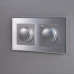 Дополнительное фото Рамка на 2 поста Werkel Aluminium алюминий W0021706 4690389158032: Купить в Интернет магазин освещения GCSVET.RU