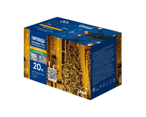 Дополнительное фото Гирлянда Uniel ULD-S2000-200/DGA COPPER IP20 UL-00011301: Купить в Интернет магазин освещения GCSVET.RU