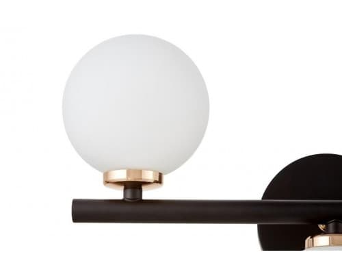 Дополнительное фото Светильник настенный Lumina Deco Marsiada LDW 6033-3 BK+F.GD: Купить в Интернет магазин освещения GCSVET.RU